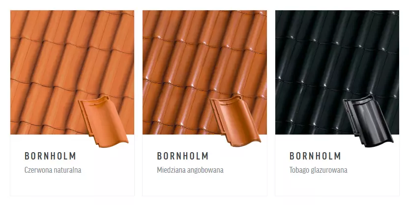 Roben Bornholm Kolory dachówek